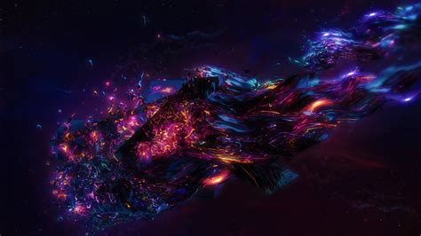 Space Abstract Illustration Background 4k 3840x2160 17 Wallpaper