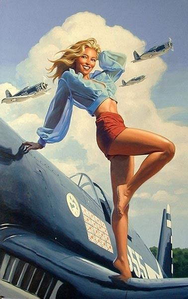 50s Army Girl And Greg Hildebrandt Image 2062 On