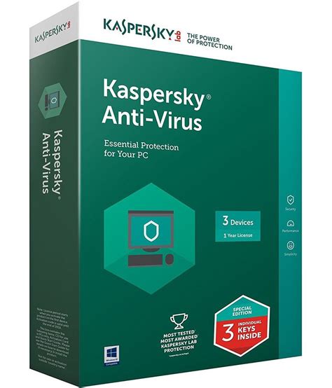 Kaspersky Anti Virus Specification And Features