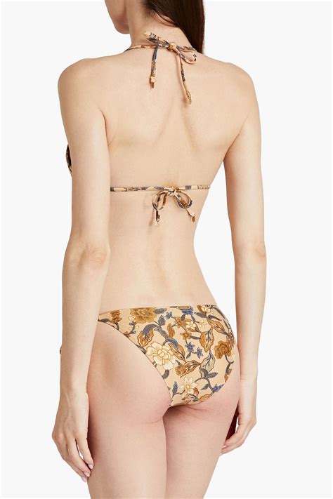 TIGERLILY Soraya Tara Floral Print Triangle Bikini Top Sale Up To 70