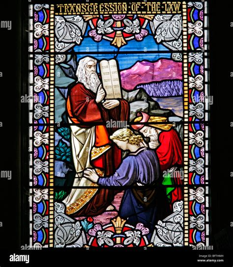 Moses Stained Glass