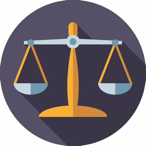 Balance Crime Equilibrium Justice Law Scales Scales Of Justice Icon