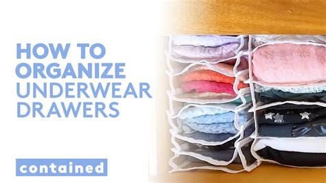Ways To Organize Your Underwear Drawer