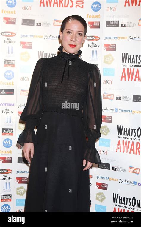Natalie Casey Best Supporting Actress In A Play At The Whatsonstage Awards At The Palace Theatre