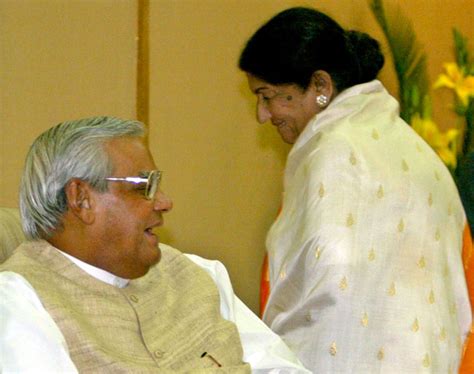 Lata Mangeshkar congratulates Atal Bihari Vajpayee on ...