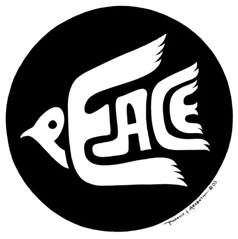 Peace Sign Stencil Peace Art Bird Of Peace Peace Word