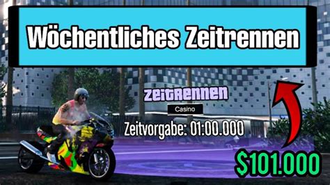 GTA 5 ONLINE ZEITRENNEN - CASINO |$101.000 in 1 Min - YouTube