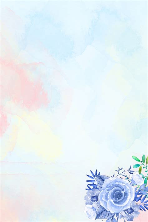 Beautiful watercolor solid background, purple, blue, green. Hand Painted Floral Watercolor Light Fresh Minimalist ...