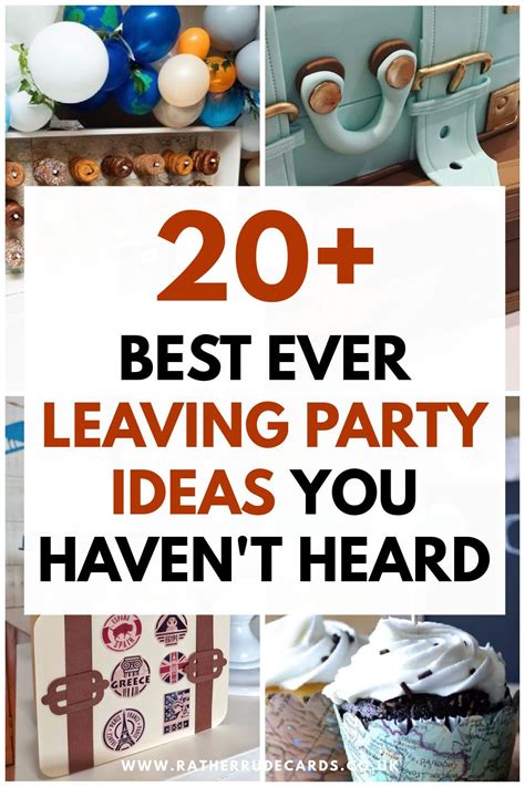 Diy Creative Leaving Party Bon Voyage Send Off Party Ideas Going Away