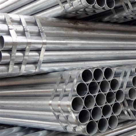 Black Mill Finish Hot Dipped Galvanized Steel Pipes Tubes