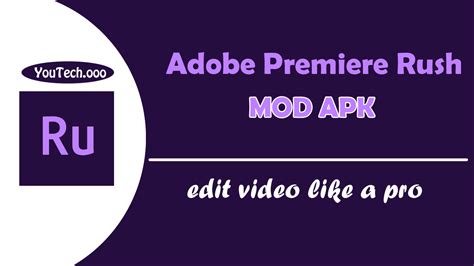 I hope with this adobe premiere rush mod apk you can use all unlocked and pro features of the android app. Adobe Premiere Rush MOD APK 1.5.32.757 (Nov) Premium Unlocked