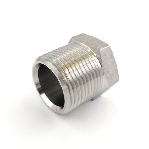 Stainless Steel Male Npt Hex Pipe Plug Supplier Qc Hydraulics