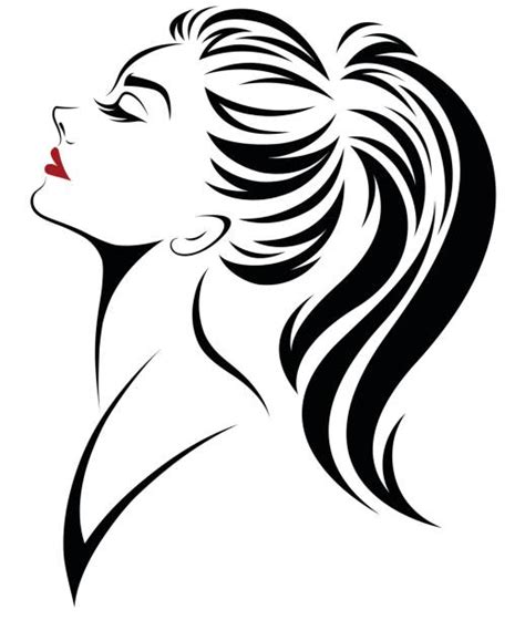 Pony Tail Hair Illustrations Royalty Free Vector Graphics And Clip Art