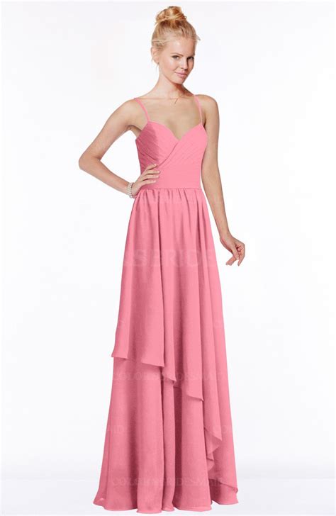 Colsbm Allison Watermelon Bridesmaid Dresses Colorsbridesmaid