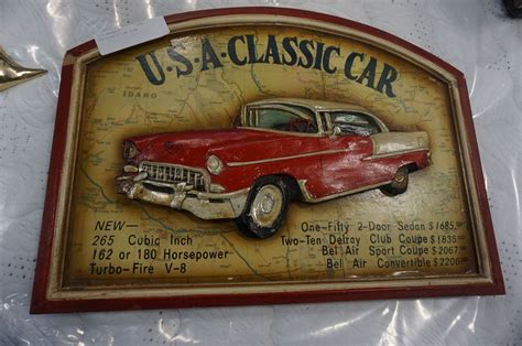 Usa Classic Car Sign Big Valley Auction