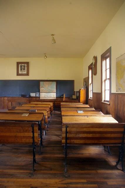 Inside The One Room School House Taken With My Lens Aga Flickr