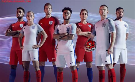 England Euro 2016 Nike Home And Away Kits Football Fashionorg