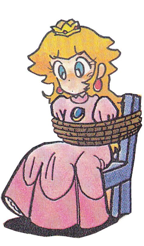 Peach Tied Up By Animebondagemania On Deviantart Peach Super Mario And Luigi Super Mario Art