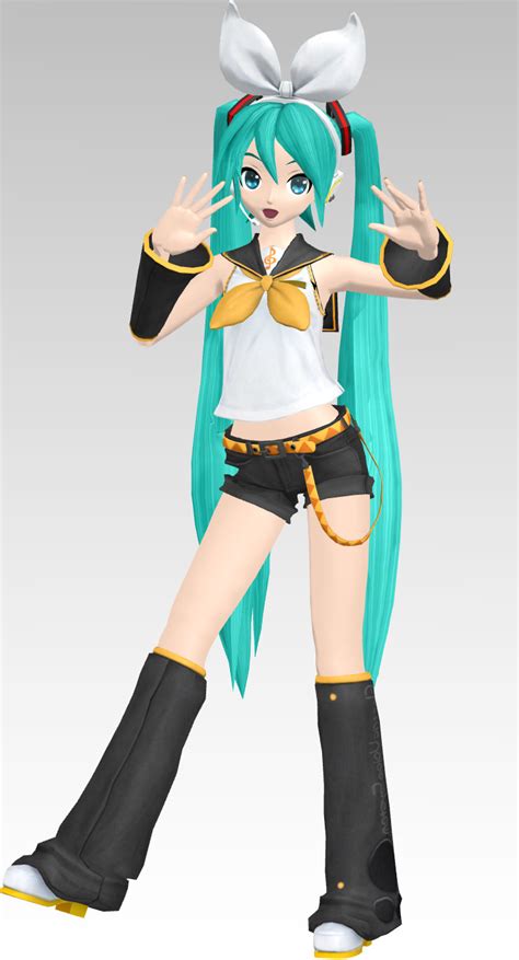 Mmd Dt Miku Rin Style Dl By Rin Chan Now On Deviantart