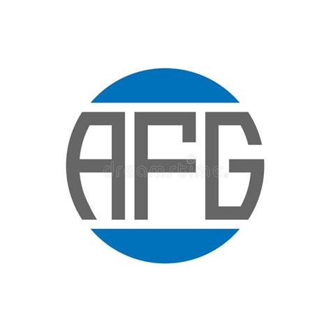 Afg Letter Logo Design On White Background Afg Creative Initials