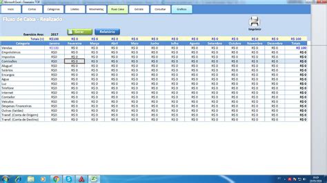 Planilha Excel De Controle Financeiro R 2999 Em Mercado Livre