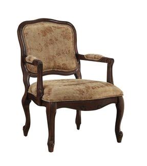 Find the perfect home furnishings at hayneedle, where you can buy online while you explore our room designs and curated looks for tips, ideas & inspiration to help you along the way. Upholstered Carved Wood Accent Chair - Foter