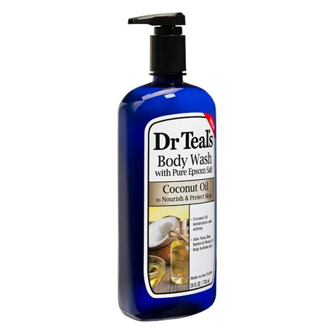 Dr Teals Epsom Salt Body Wash Coconut Oil 710ml Glambeaute