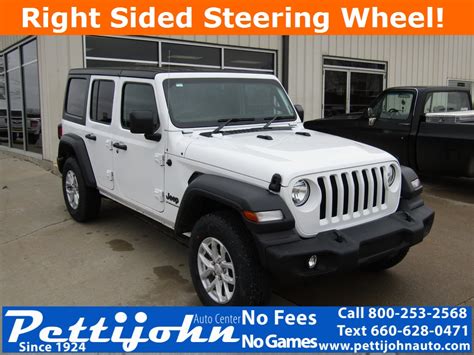 New 2023 Jeep Wrangler Sport Rhd 4d Sport Utility In Bethany 23229