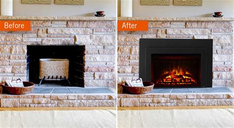Fireplace doors block all outside air from entering the space, and a gas insert has its own flue that goes up the chimney. Majestic Simplifire Electric Fireplace Insert - 30 ...