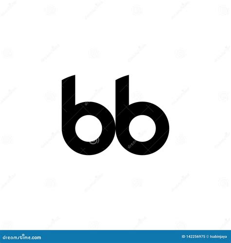 Bb Logo Letter Design Stock Illustration Illustration Of Circle