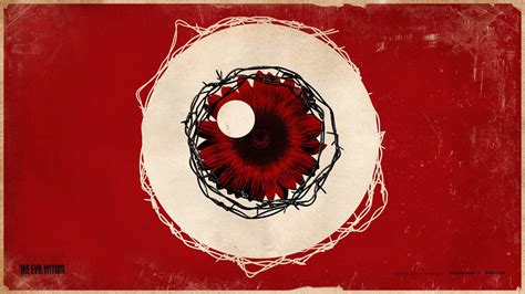 Download Red Evil Eye Art Wallpaper