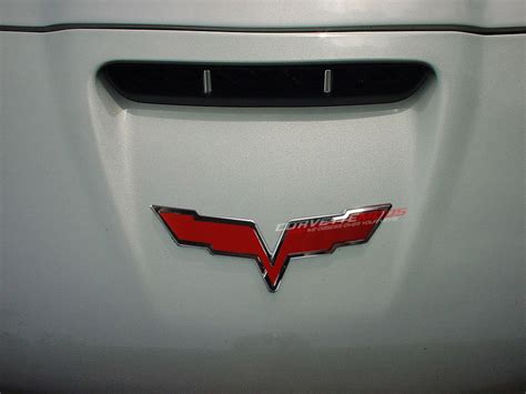 C6 Corvette 2005 2013 Emblem Custom Painted Complete Acrylic Cover