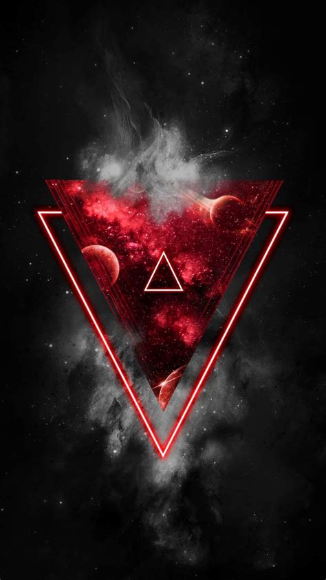 Red Triangle Iphone Wallpaper Iphone Wallpapers