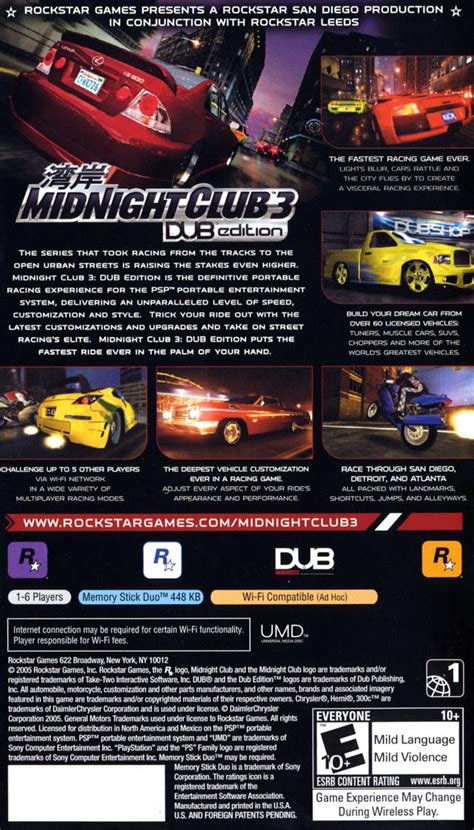 Midnight Club 3 Dub Edition Remix Box Shot For Xbox Gamefaqs