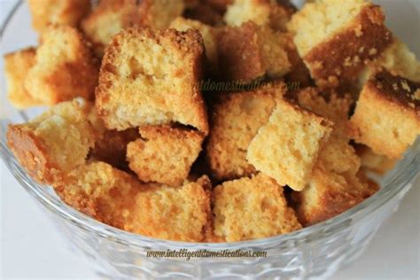 Cornbread is any quick bread containing cornmeal, popular in native american cuisine as well as well as in greek, portuguese and in turkish cuisine. Make Your Own Cornbread Croutons | Recipe (With images ...