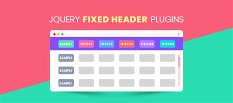 5 Jquery Fixed Header Plugins 2022 Free And Paid Formget