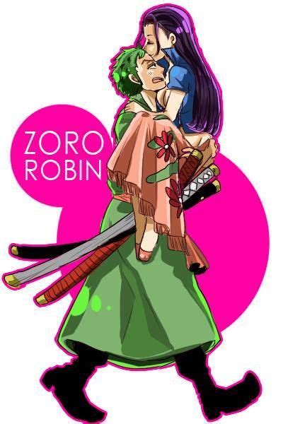 Nico Robin And Roronoa Zoro Kissing
