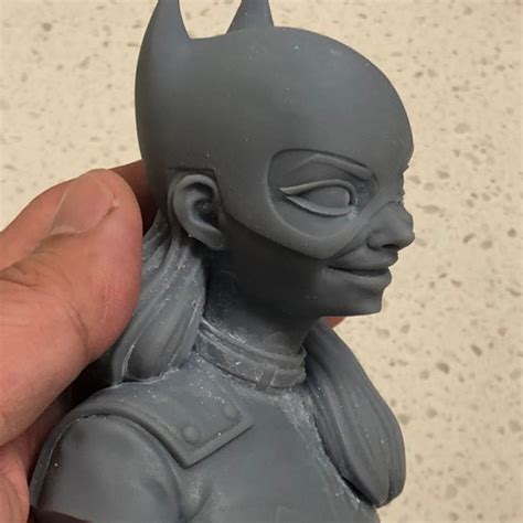 batgirl bust 3d model ready to print 3dmodel pro