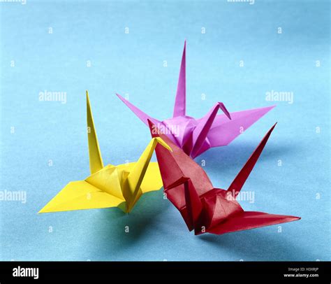 Origami Japanese Paper Folding Art Animals Birds Brightly Japan