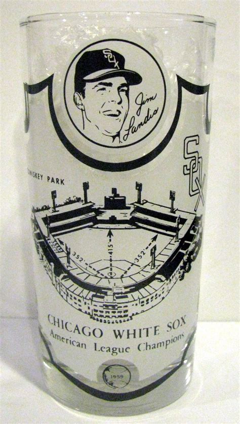 Lot Detail 1959 Chicago White Sox American League Champions Player Glass Jim Landis