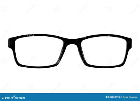 Glasses With Clear Glasses Isolated On White Background Stock Image