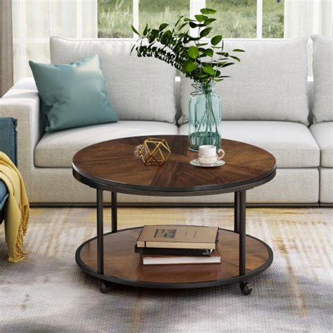 Industrial Coffee Table With Casters Magnussen Home Butler Industrial