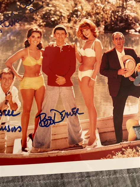 Bob Denver Dawn Wells And Russell Johnson Signed Gilligans Etsy