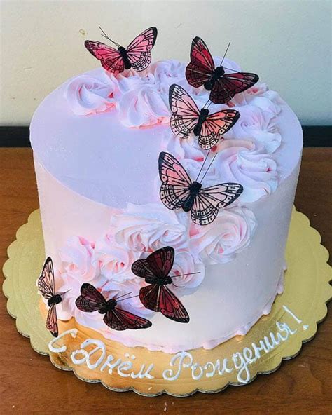 Vibrant And Colorful Butterfly Cake Decorations For A Spring Celebration