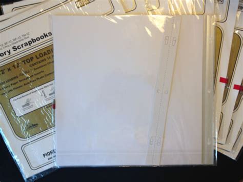 Pioneer Rmw 5 Scrapbook Refills 12 X12 10 White Sheets Top Loading 1 Pack Ebay