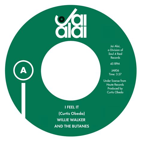 Willie Walker And The Butanes I Feel It Cry Cry Cry 7 Vinyl In Stock Now Simply Soul