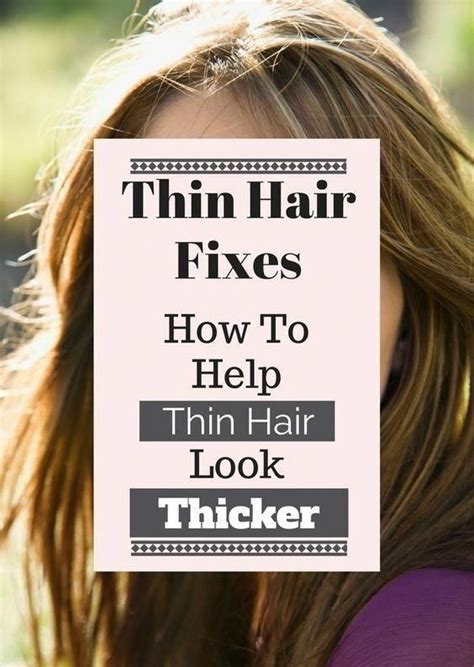 Tips For Thin Hair Thicker Hair In 10 Minutes Naturalhairlosstreatment