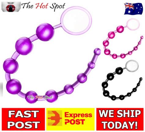 30cm Anal Beads Chain Butt Plug Flexible String Sex Toy Bead Crystal Strings Anu Ebay