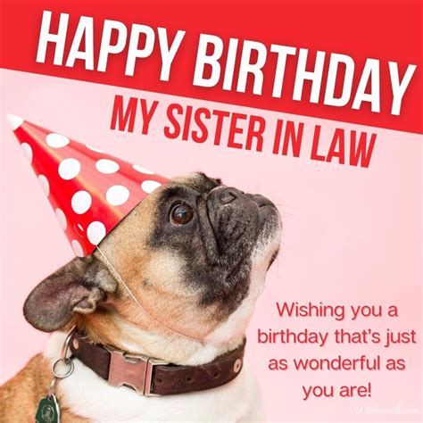 Happy Birthday For Sister In Law Images And Funny Wish Cards