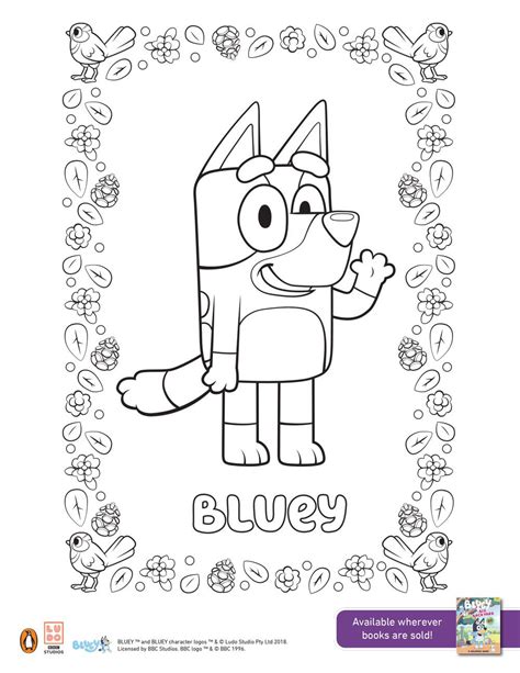 Bluey Coloring Pages Free Printable Customize And Print